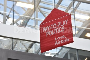 AirBNB protest