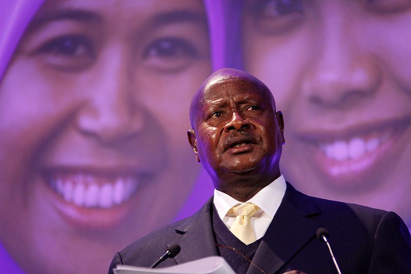 Photo of Ugandan president Museveni