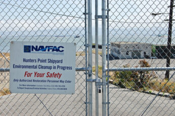 The Naval Shipyard in Hunters Point, San Francisco. Photo by Todd Lappin/Flickr