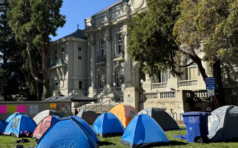 UNHOUSED HOMELESS ENCAMPMENT PROTEST OLD BERKELEY CITY HALL