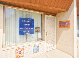 The Front Door of the East Bay Center for the Blind