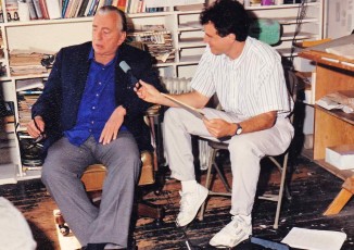 with Gore Vidal, 1990 fb