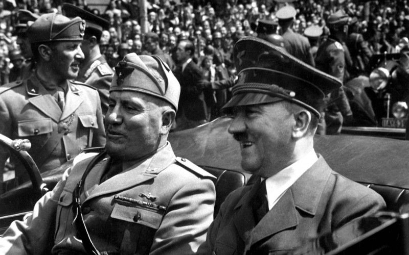 Hitler and Mussolini Fascism