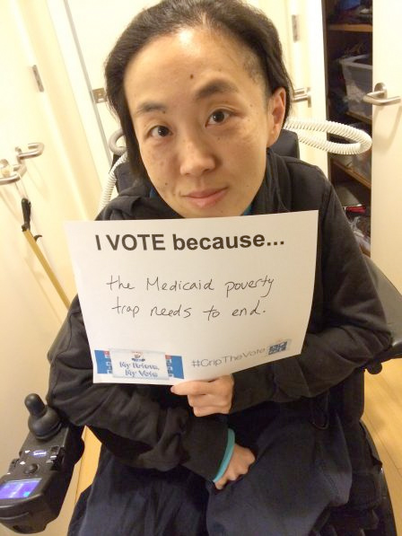 Alice Wong of #Cripthevote.  