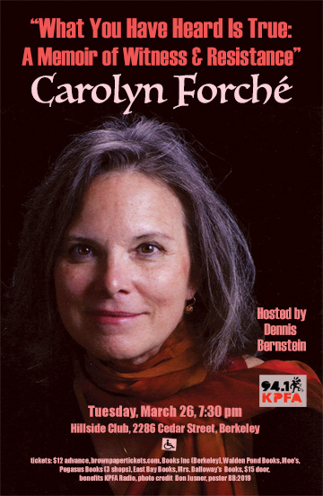 carolyn forche what you have heard is true