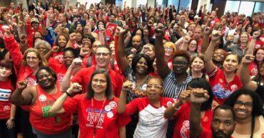 Chicago Teachers Union on the streets.