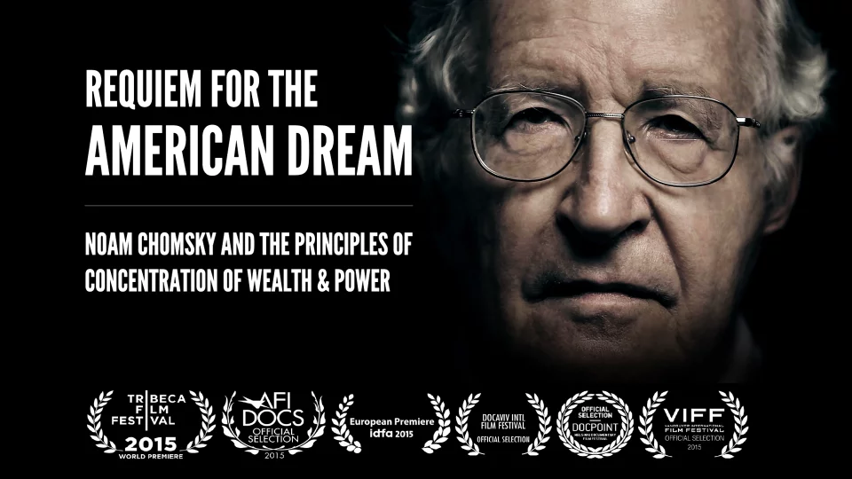 Fund drive special featuring documentaries with Noam Chomsky and on capitalism