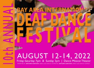 Poster for the Deaf Dance Festival