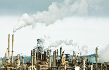 A daytime view of the the Phillips 66 refinery in Rodeo, CA