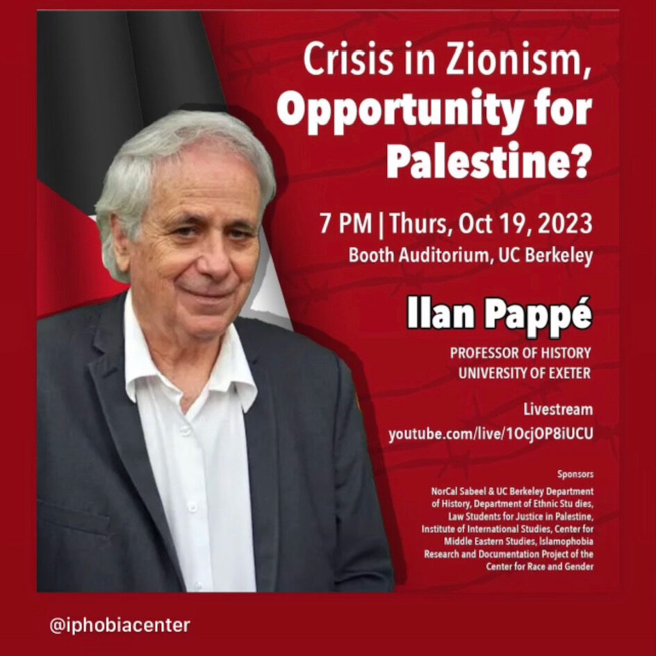 Ilan Pappé:  Crisis in Zionism, Opportunity for Palestine?