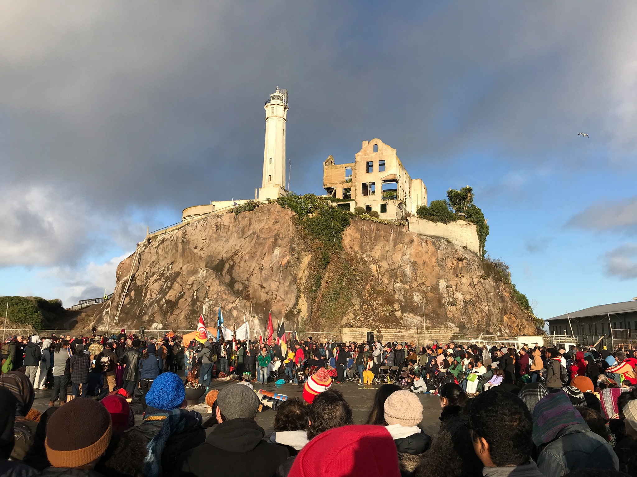 Indigenous Peoples’ Day Alcatraz Sunrise Ceremony KPFA